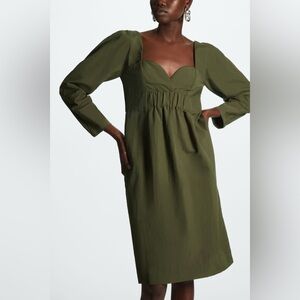 COS Sweetheart-Neckline Dress NWT